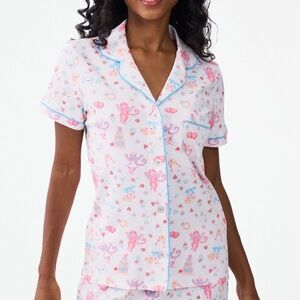 Roller Rabbit Monkey Said Yes Polo Pajamas Size LMULTI / L